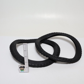 Plášte Ecovelò 2 20 x 1,95 (50-406) Čierne pneumatiky s hrotmi pre 20-palcové horské bicykle