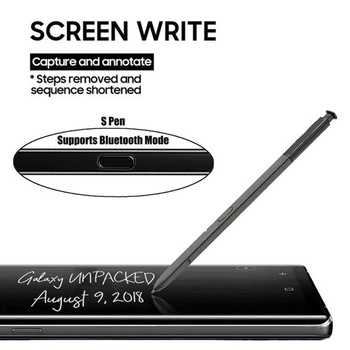 Náhradné pero S Pen s Bluetooth pre Samsung Galaxy Note 9 N960 všetky verzie (polnočná čierna)
