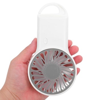 Prenosný mini ručný ventilátor Cabilock, dobíjací cez USB, tichý, 3 rýchlosti, tichá prevádzka pre