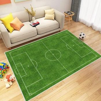 Zelený koberec futbalového ihriska VHCLYBJU