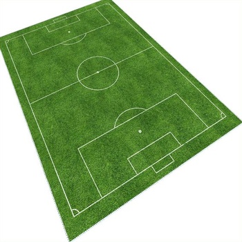 Zelený koberec futbalového ihriska VHCLYBJU