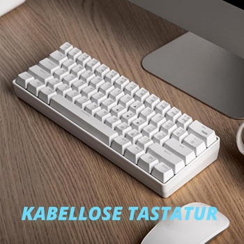 Bezdrôtová klávesnica Abucow 60% bezdrôtová mechanická