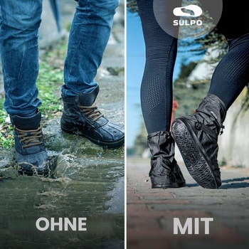 SULPO Nepremokavé návleky na topánky s protišmykovou podrážkou, ochrana proti dažďu na topánky, návleky