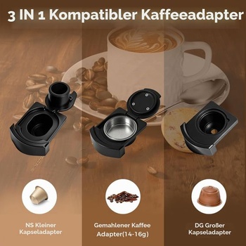 Umisu Kávovar na espresso/ čierny