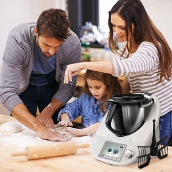 2dielny motýlikový metliaci nástavec pre TM6, náhradné diely pre kuchynský robot, metla s motýlikom,