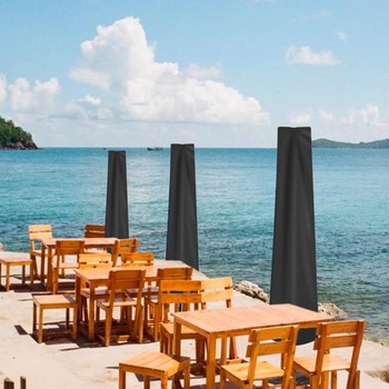 Kryt na slnečník HASLED 57x240 cm vodotesný - ochranný kryt z 210D Oxford so sťahovacou šnúrkou a