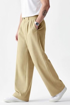 Pánske nohavice Heyfanee Chino 30W/30L Khaki