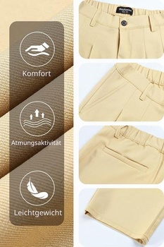 Pánske nohavice Heyfanee Chino 30W/30L Khaki
