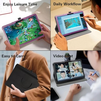 Odnímateľný otočný kryt LiuShan pre Logicom Tab XXL 14/WITECOR A14/MAXLEGEN M14/MAXLEGEN