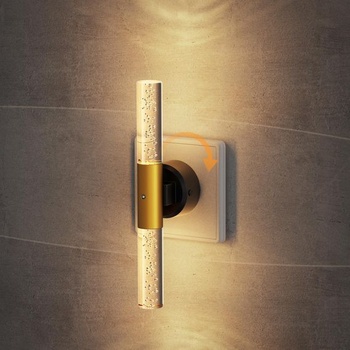 Nočné svetlo Emeritpro Plug-in, akrylové zásuvné svetlo so senzorom súmraku, číre