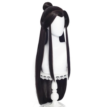 Xie Lian černohnědá dlouhá paruka
