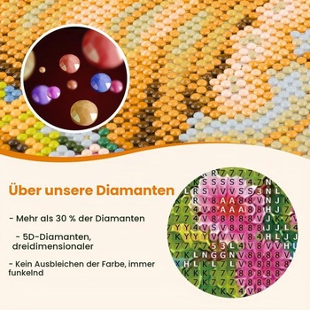 MAXBYE diamantová maľba pre dospelých, kompletná sada pre DIY diamantové umenie s bohatou kvetinovou a