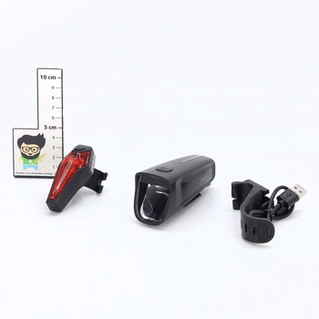 BOLEi sada svetiel na bicykel 100 lux USB-C