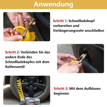 Sada 6 multifunkčních adaptérů pro ventily, pro Bosch EasyPump