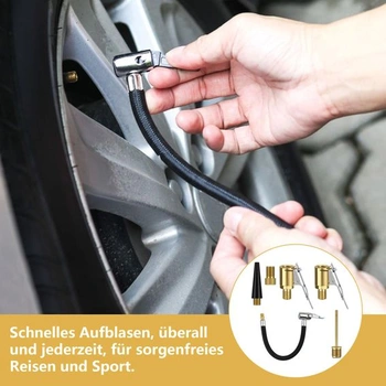 Sada 6 multifunkčných adaptérov pre ventily, pre Bosch EasyPump