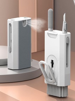 Generická čisticí sada 8 v 1 pro klávesnici, smartphone, iPad a AirPods, multifunkční čisticí pero