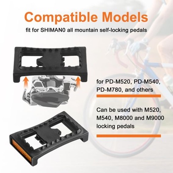 Adaptér na pedále bicykla pre modely SMPD22, M540, M520, pedále SPD pre konverziu na ploché