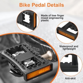 Adaptér na pedále bicykla pre modely SMPD22, M540, M520, pedále SPD pre konverziu na ploché