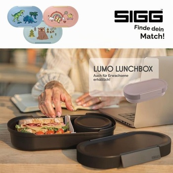 Sigg - Lumo Kids Lunchbox Set 2 - Detský obedový box s priehradkami - Vhodný do mikrovlnnej rúry a