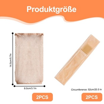Sada 4 příslušenství k paruce, paruková čepice a gumička na paruku, odstín pleti