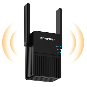COMFAST Vysoko výkonný WiFi opakovač AC1200 Dvojpásmový WiFi opakovač