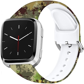 Mäkký silikónový športový remienok s kresleným vzorom s priemerom 23 mm kompatibilný s Fitbit Versa