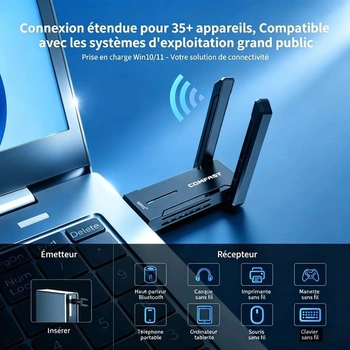 WiFi Stick COMFAST 6E pre PC AX5400