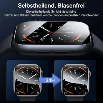 Ochranná fólia na displej Uluck, sada 8 kusov, kompatibilná s Apple Watch SE 3/SE2/SE/Series 6