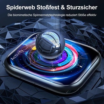 Ochranná fólia na displej Uluck, sada 8 kusov, kompatibilná s Apple Watch SE 3/SE2/SE/Series 6