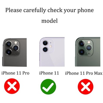 Náhradní skleněná čočka pro zadní kameru iPhonu 11 s předinstalovaným lepidlem a sadou opravných