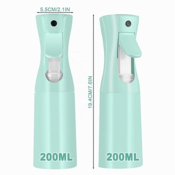 Fľaštička s lakom na vlasy, Ultra Fine, 200 ml vodný rozprašovač, modrá
