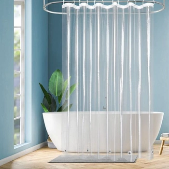 EurCross Extra dlouhý průhledný sprchový závěs 180 x 220 cm…