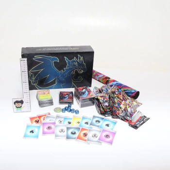 Pokémon: Ultra Premium Mega Charizard X-ex Collection (2 lesklé promo karty, 18 boosterov a prémiové