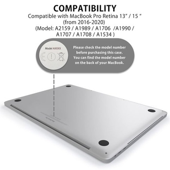 Chránič klávesnice MyGadget QWERTZ pro Apple MacBook Pro 13 a 15 palců [od roku 2016 do roku 2020 -