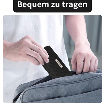 Peračník z menčestrovej látky, čierny