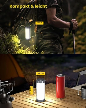 Kempingová lampa Glocusent