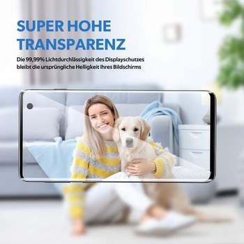 Ochranná fólia na displej pre Samsung Galaxy S10, tvrdené sklo, balenie 2 kusov, tvrdosť 9H pre