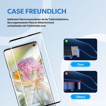 Ochranná fólia na displej pre Samsung Galaxy S10, tvrdené sklo, balenie 2 kusov, tvrdosť 9H pre