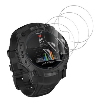 Sada 4 ks mäkkých ochranných fólií z tvrdeného TPU skla pre Garmin Instinct 3 50 mm, perfektne