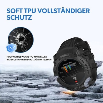 Sada 4 ks mäkkých ochranných fólií z tvrdeného TPU skla pre Garmin Instinct 3 50 mm, perfektne