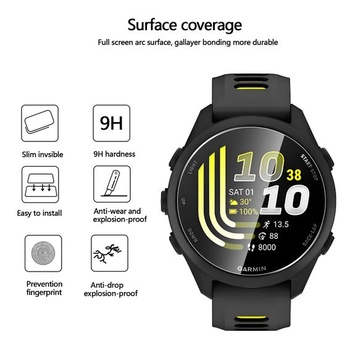 Anoowkoa 4dielna sada ochranných fólií na displej pre Garmin Forerunner 170/70/170 Music 43mm