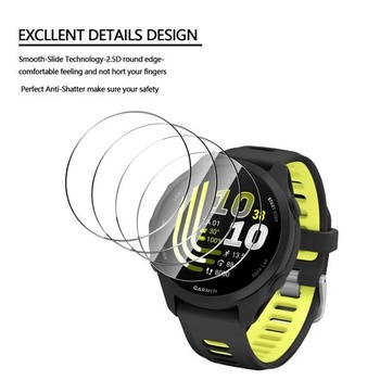 Anoowkoa 4dielna sada ochranných fólií na displej pre Garmin Forerunner 170/70/170 Music 43mm