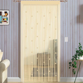 Taiyuhomes Záclona s korálkami, závesy na dvere 90x200 cm…