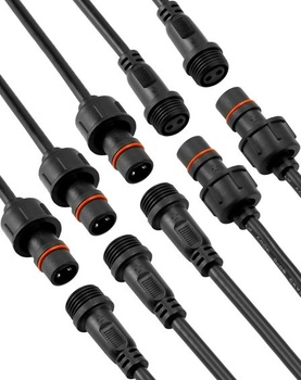 QWORK® 5 párov 2pinových elektrických konektorov, vodotesné…
