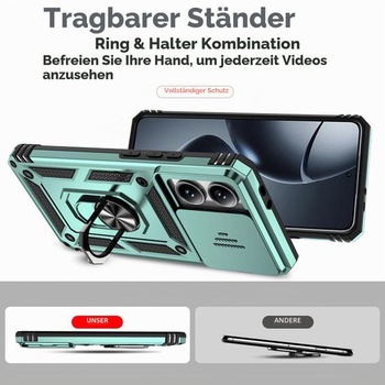Magnetické pouzdro pro Xiaomi 14T 5G s kroužkovým úchytem, ochranné pouzdro s krytkou objektivu,
