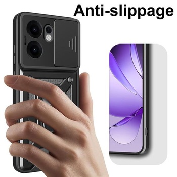 Pouzdro pro ZTE Nubia Focus 5G/Blade A75 5G/V60 Smart, ochranný kryt s 360° kroužkem a krytkou