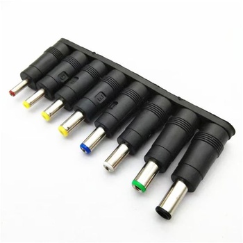 Adaptér WANGCL 8 v 1 s válcovou zástrčkou, 5,5 x 2,1 mm, univerzální DC válcový konektor, sada DC