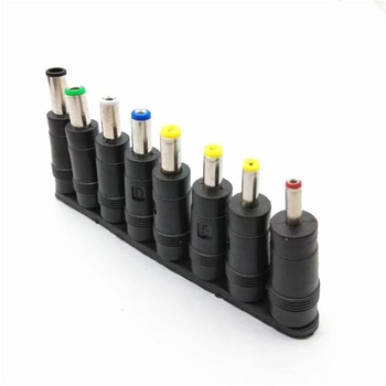 Adaptér WANGCL 8 v 1 s válcovou zástrčkou, 5,5 x 2,1 mm, univerzální DC válcový konektor, sada DC