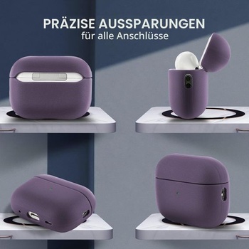 Pouzdro Teyomi TPU pro AirPods Pro 3. generace, ochranné pouzdro pro Apple AirPods Pro 3 s poutkem
