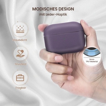 Pouzdro Teyomi TPU pro AirPods Pro 3. generace, ochranné pouzdro pro Apple AirPods Pro 3 s poutkem